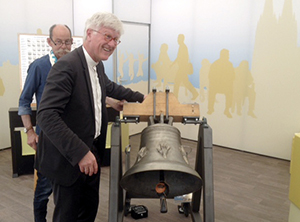 Die Chorweiler Friedensglocke beim Katholikentag 2018 in Münster